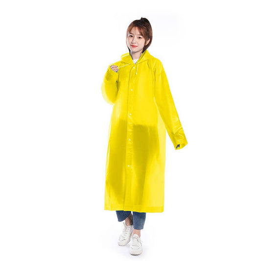CWMM1492_PEVA HOODED THICKENED REUSABLE RAINCOAT