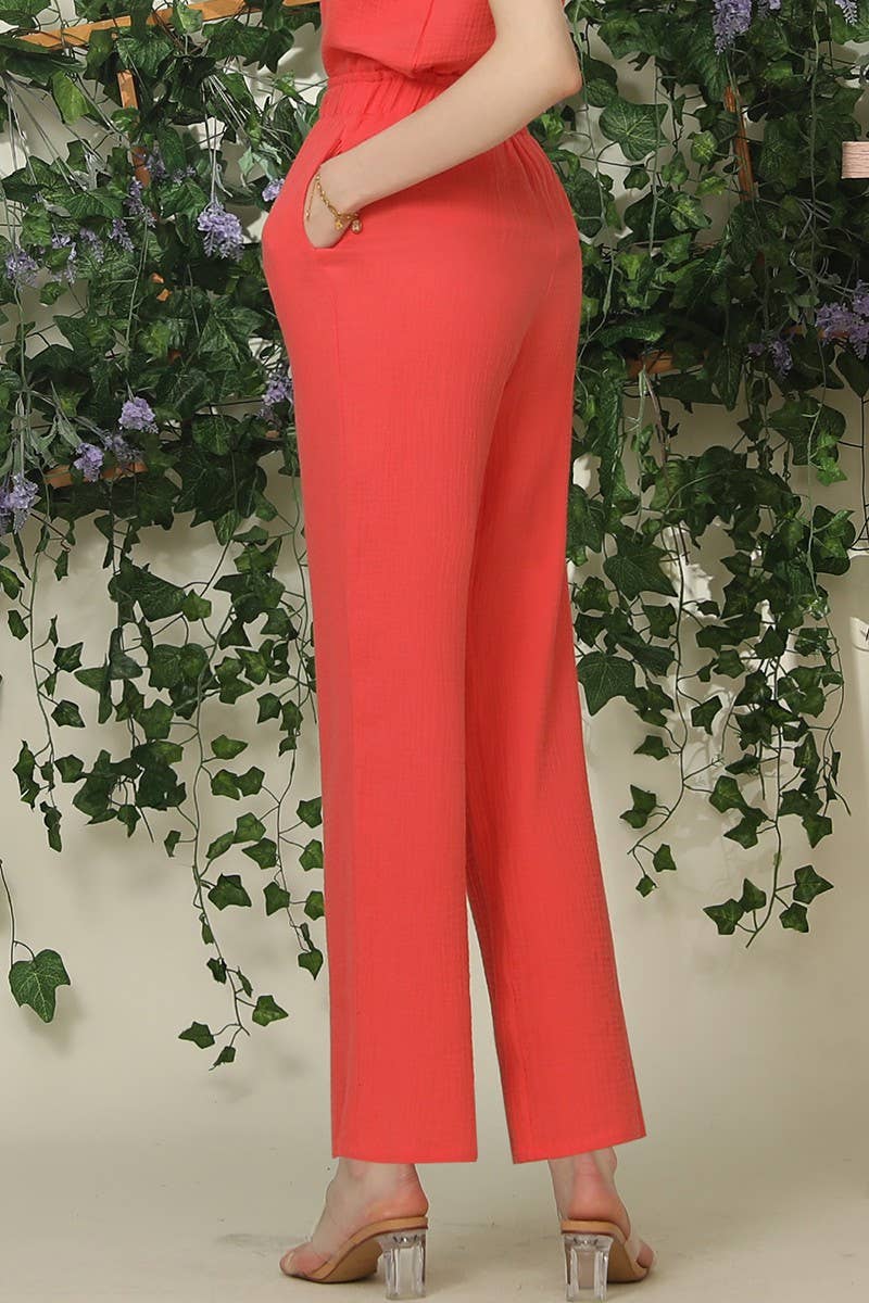 CWBLP425_BANDED SMOCKING LONG PANTS