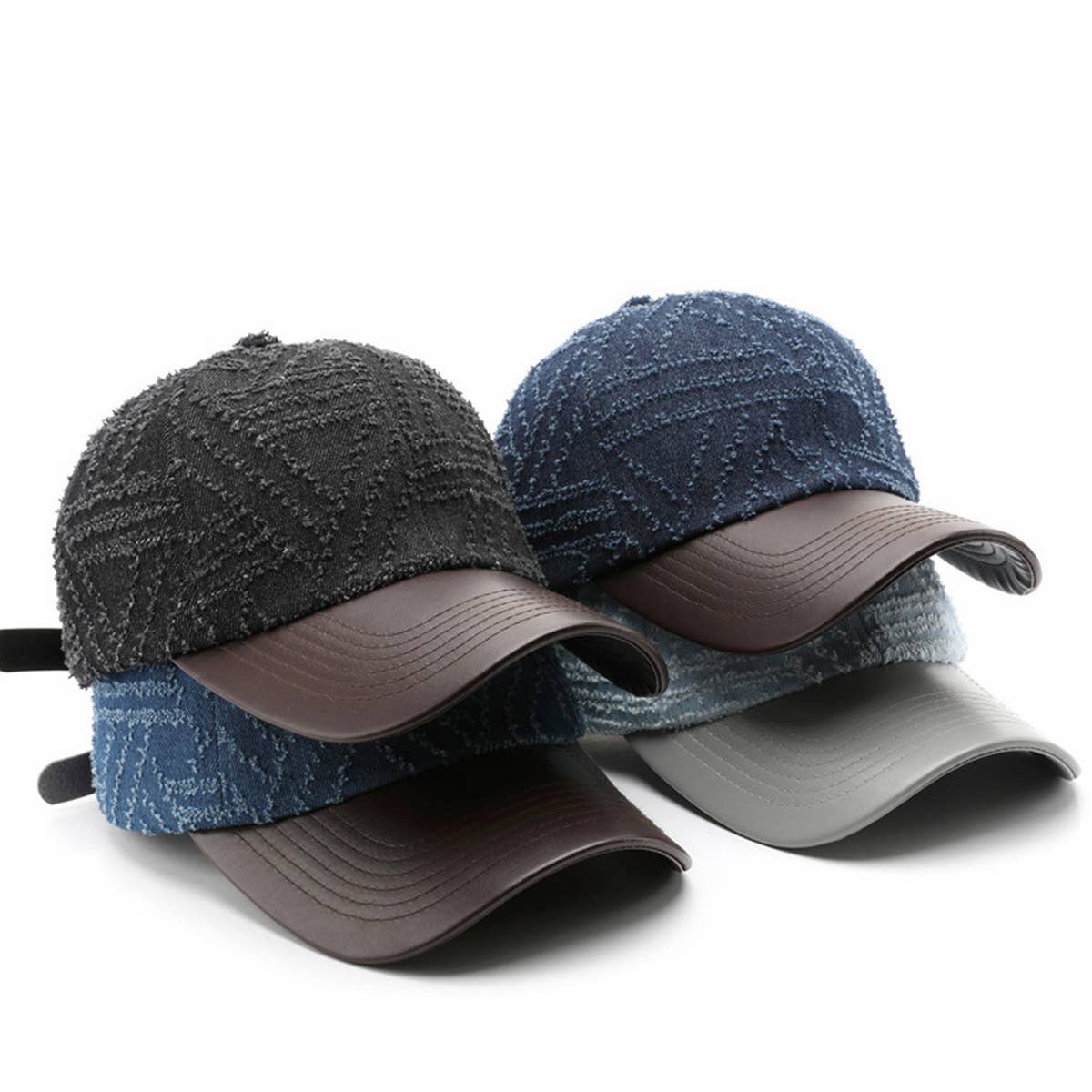 CWAH3208_SOLID COLOR BLOCK SUN VISOR BASEBALL CAP