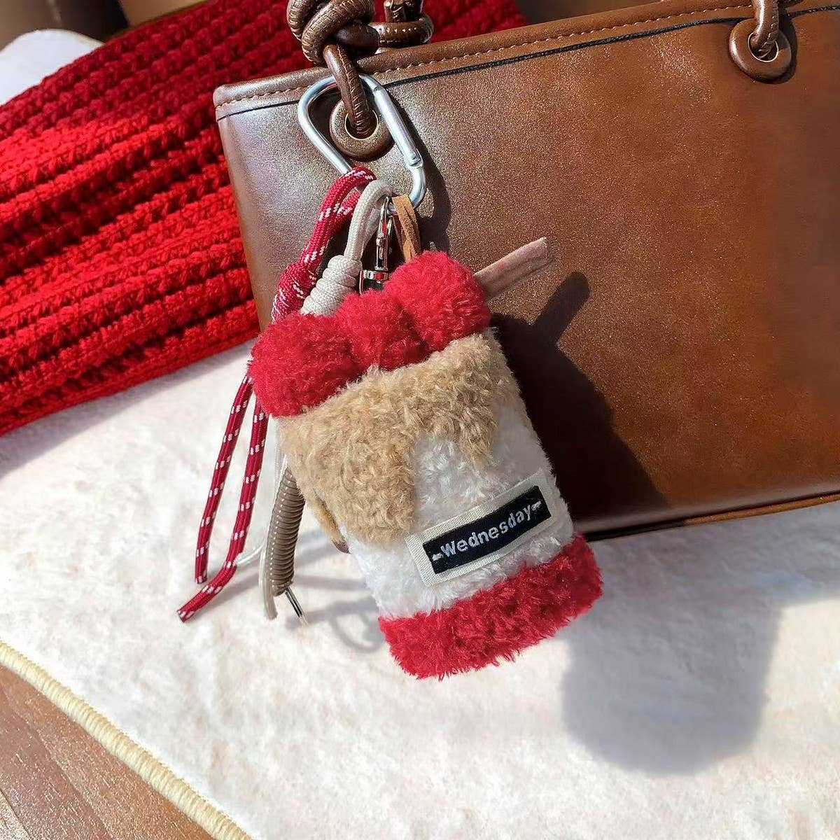 CWMM10407_CUTE CAKE KEYCHAIN CARTOON BACKPACK CHARM PENDANT