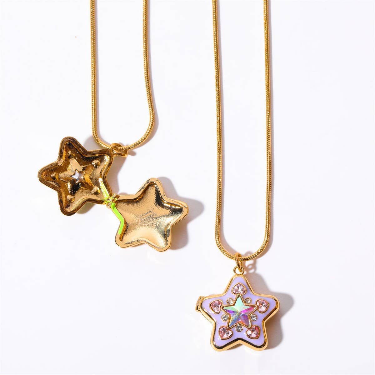 DOPAMINE LOVE RHINESTONE NECKLACE FOR WOMEN