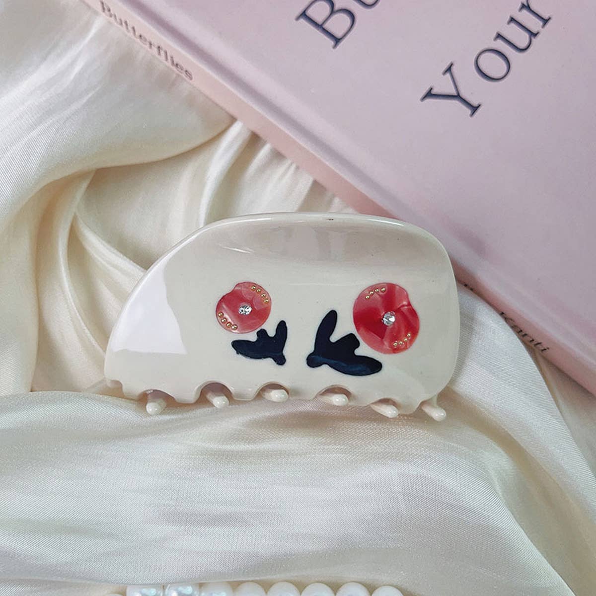 HIGH-QUALITY ROSE FLOWER SPLICING HAIR CLIP_CWAHA1345