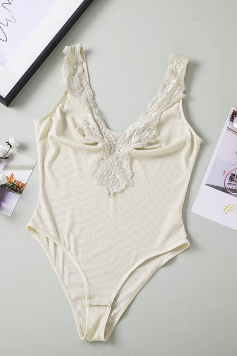 CWSJS1123_SUMMER SEXY DEEP V SLEEVELESS VEST JUMPSUIT