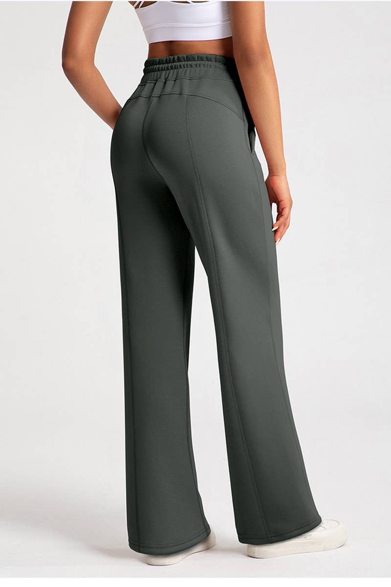 CWBLP1508_MODAL HIGH WAIST LOOSE RUNNING SPORTS PANTS