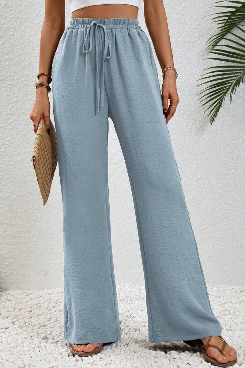 CWBLP1865_SPRING AND SUMMER CASUAL SOLID COLOR MOPPING PANTS
