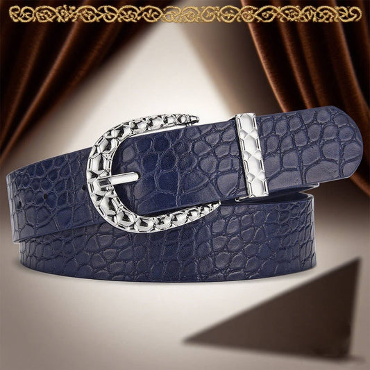 Oval buckle fashionable version trendy belt