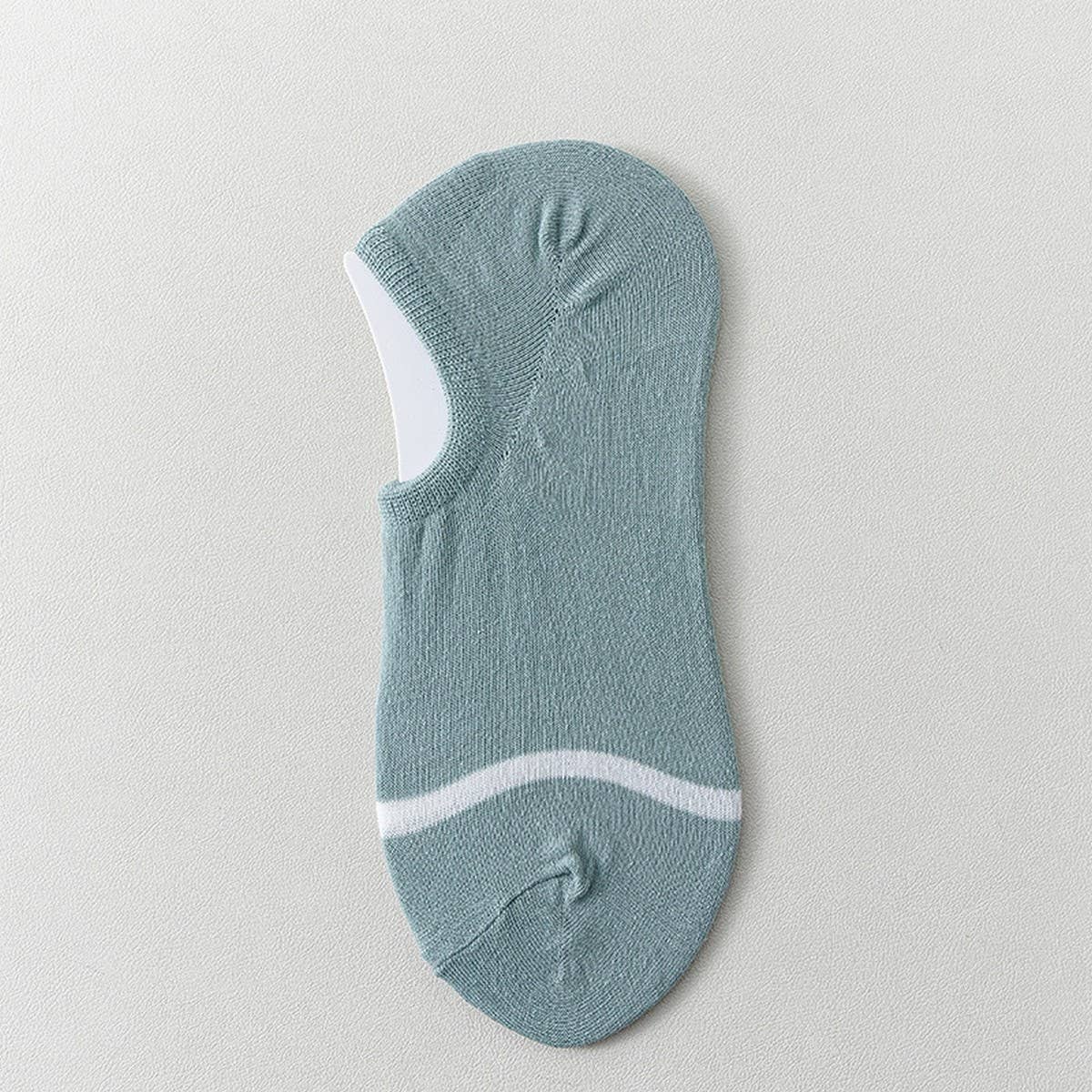 CWMS2469_NEW STYLE SHALLOW STRIPED THIN SOCKS