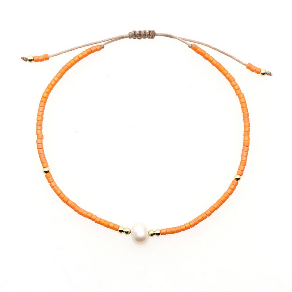 HAND-WOVEN FASHIONABLE RICE BEADS BRACELET_CWAB4621