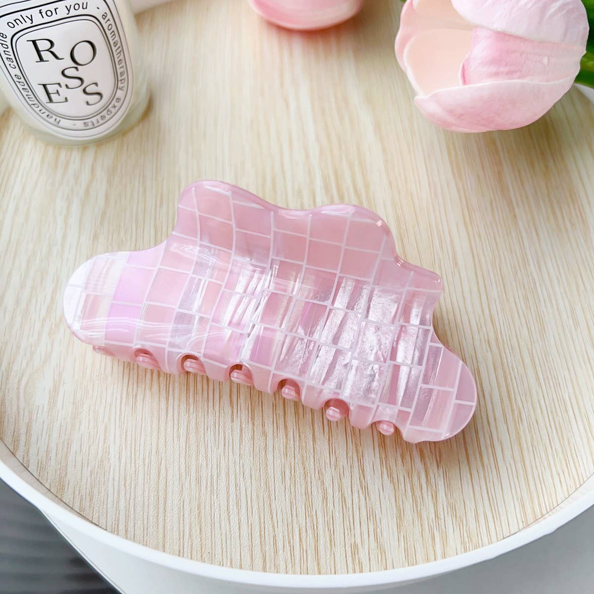 Colorful PVC Cloud Hair Claw ? Chic & Versatile