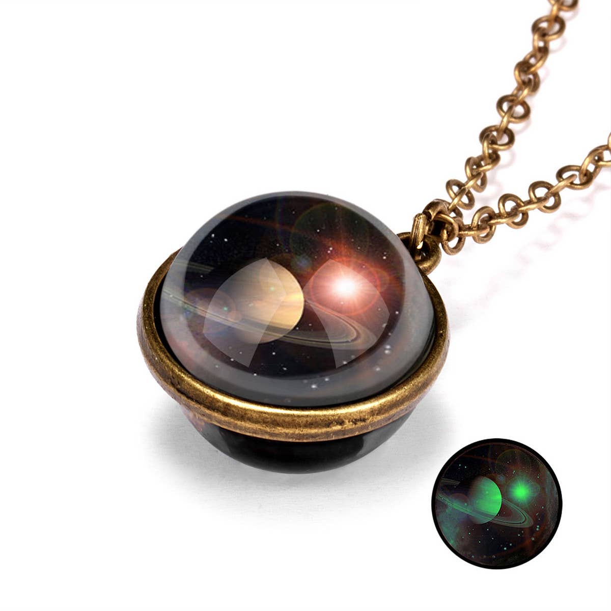 FASHION GALAXY UNIVERSE LUMINOUS NECKLACE_CWAJE2430