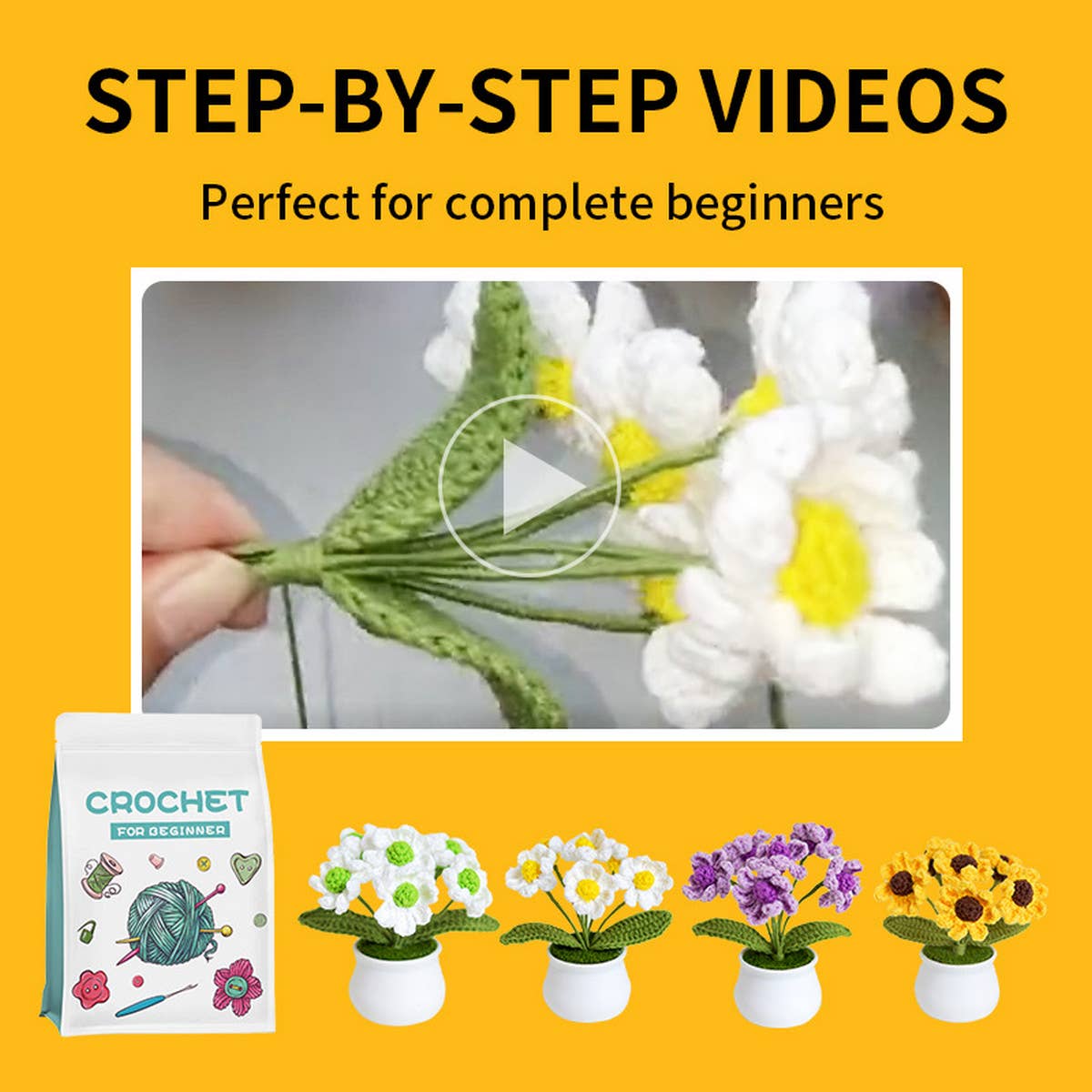 NEW DAISY POTTED HANDMADE DIY MATERIAL PACKAGE