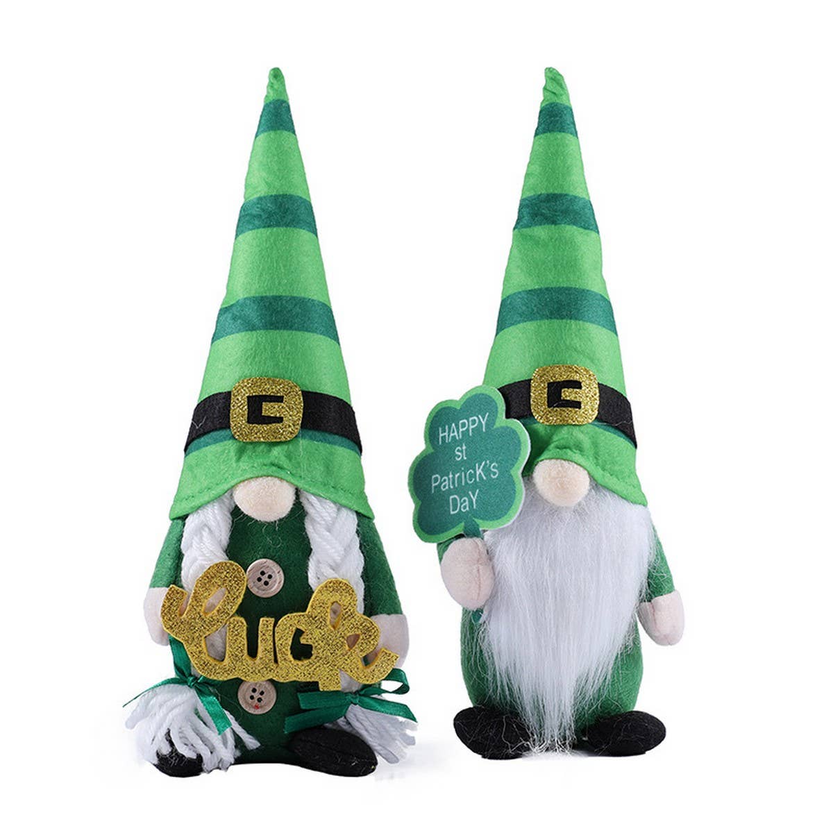 ST. PATRICK'S DAY FACELESS DOLL RUDOLPH ORNAMENT_CWMM3454