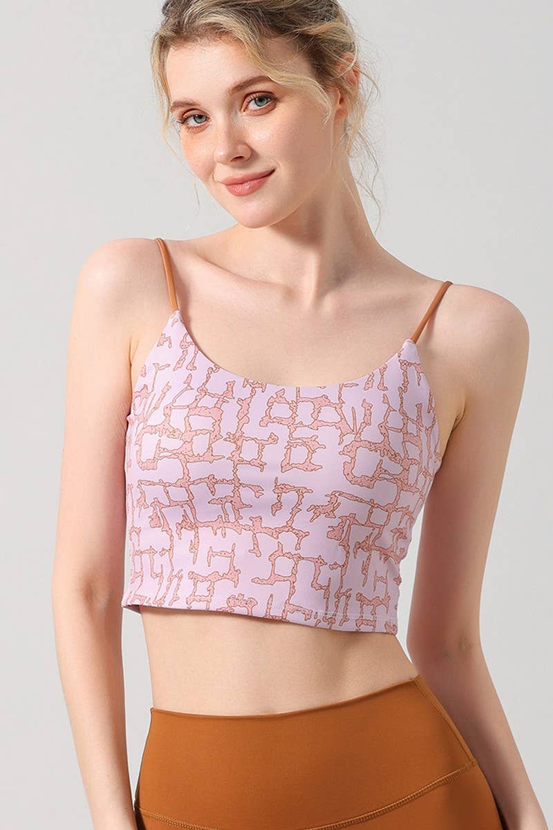 CWTTK1106_CROP TANK TOP WITH VINTAGE PRINT AND PADDED CUPS