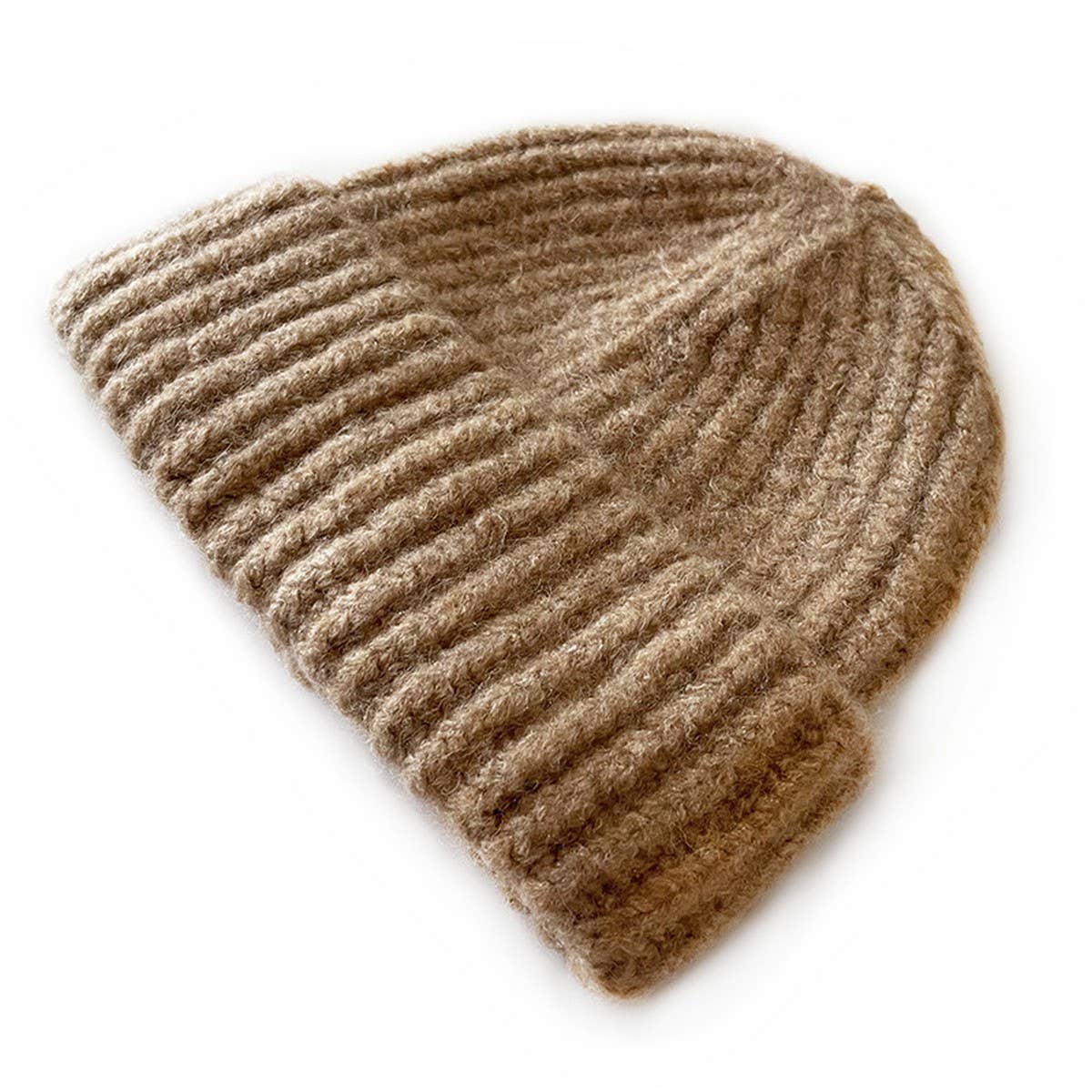 ADULT SIMPLE SOLID COLOR PULLOVER KNITTED HAT_CWAH2053