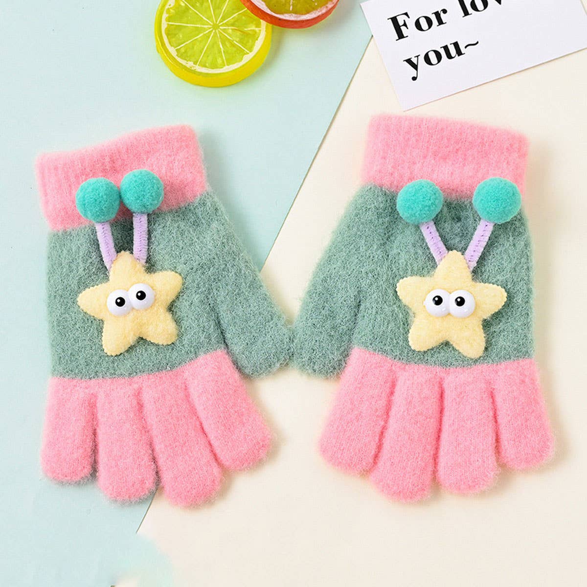 CWAG00589_KIDS WINTER WARM FINGERED GLOVES (AGES 3-6)