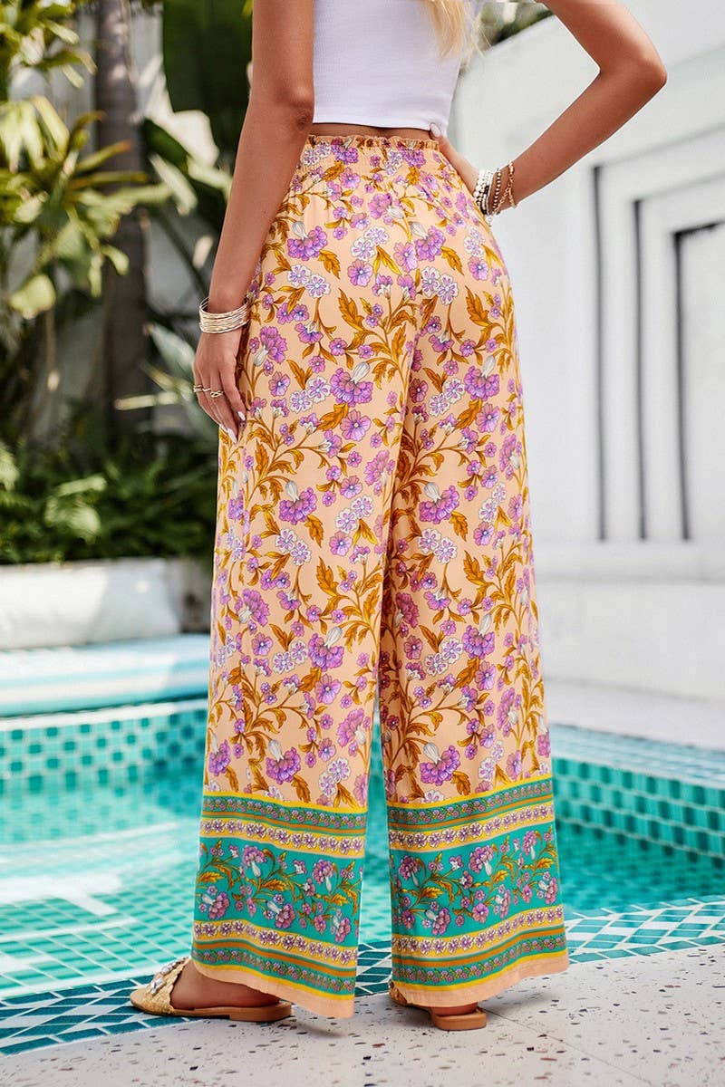 CWBLP0500_SPRING SUMMER LOOSE HIGH-WAISTED WOMEN TROUSERS