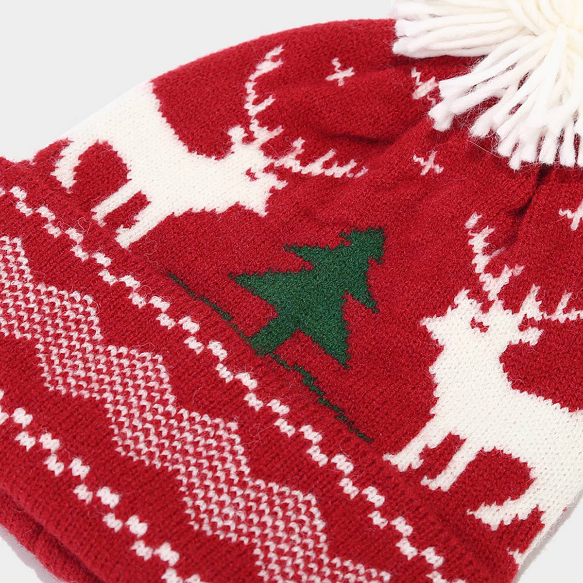 CHRISTMAS HAT SCARF GLOVES THREE PIECE SET_CWAH1595