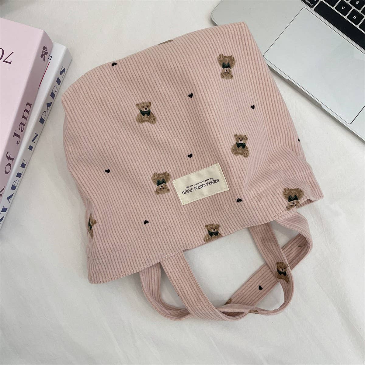 CWAB5802_SIMPLE CASUAL BEAR OUTING HANDBAG
