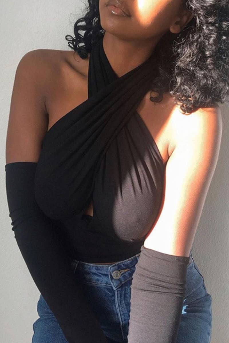 CWTBLSL0251_SUMMER SEXY SLEEVELESS BACKLESS CUT-OUT TOP