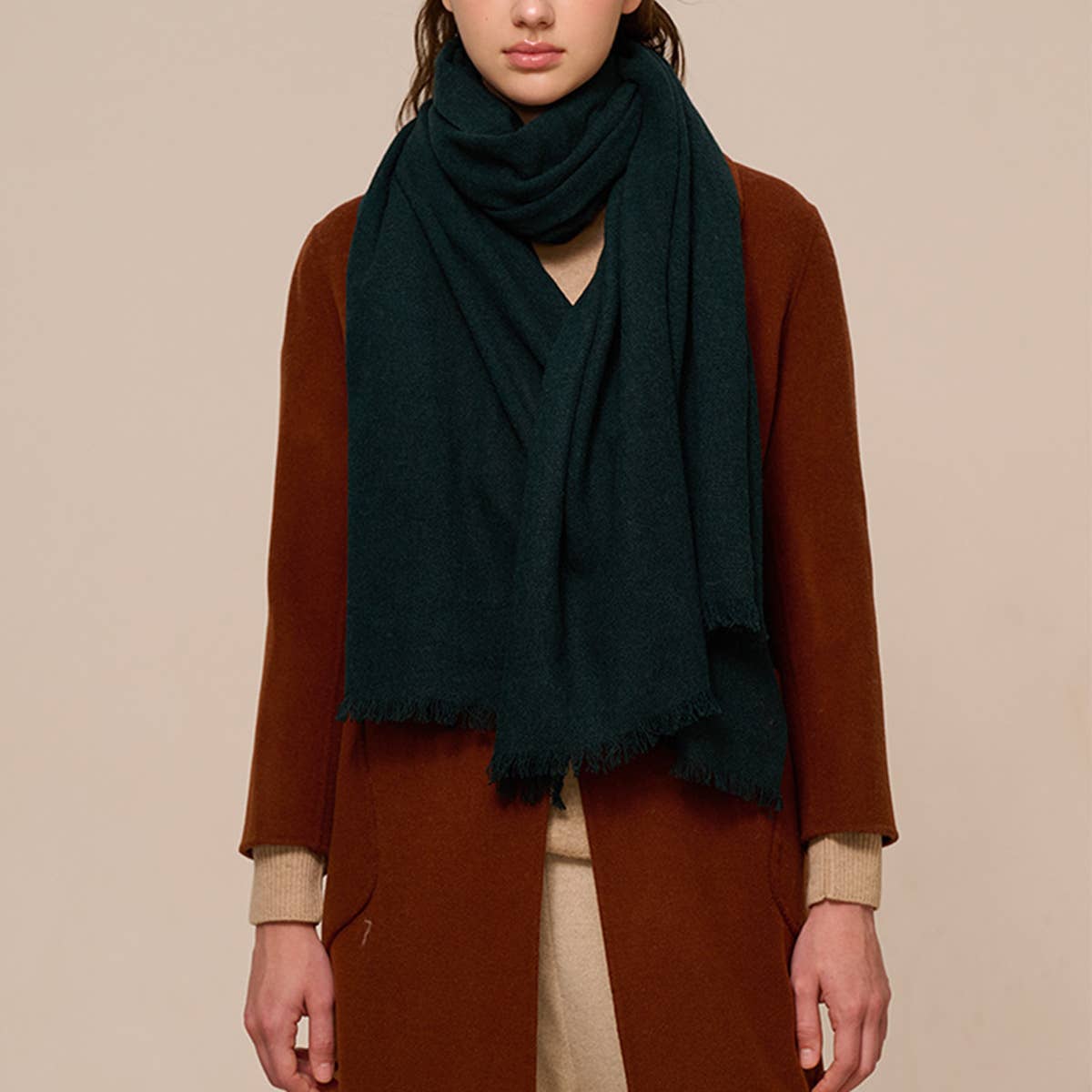 Unisex Yak Wool Shawl ? Warm Oversized Scarf