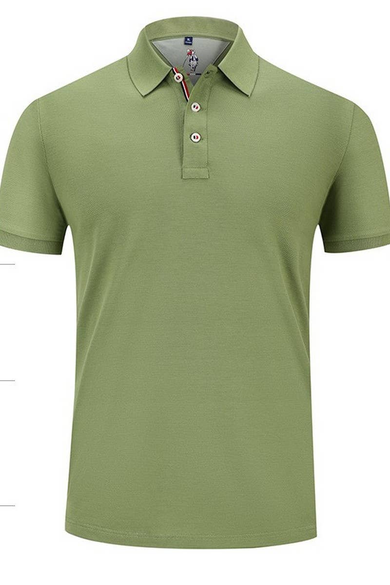 CWTBLS02436_LONG STAPLE COTTON SHORT SLEEVE POLO SHIRT