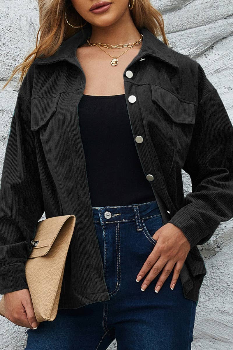 CWTSTL2121_WINTER CORDUROY LONG SLEEVE SHIRT TOP