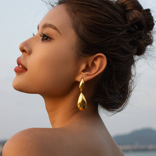MINIMALIST NICHE WATER DROP HIGH-END EARRINGS