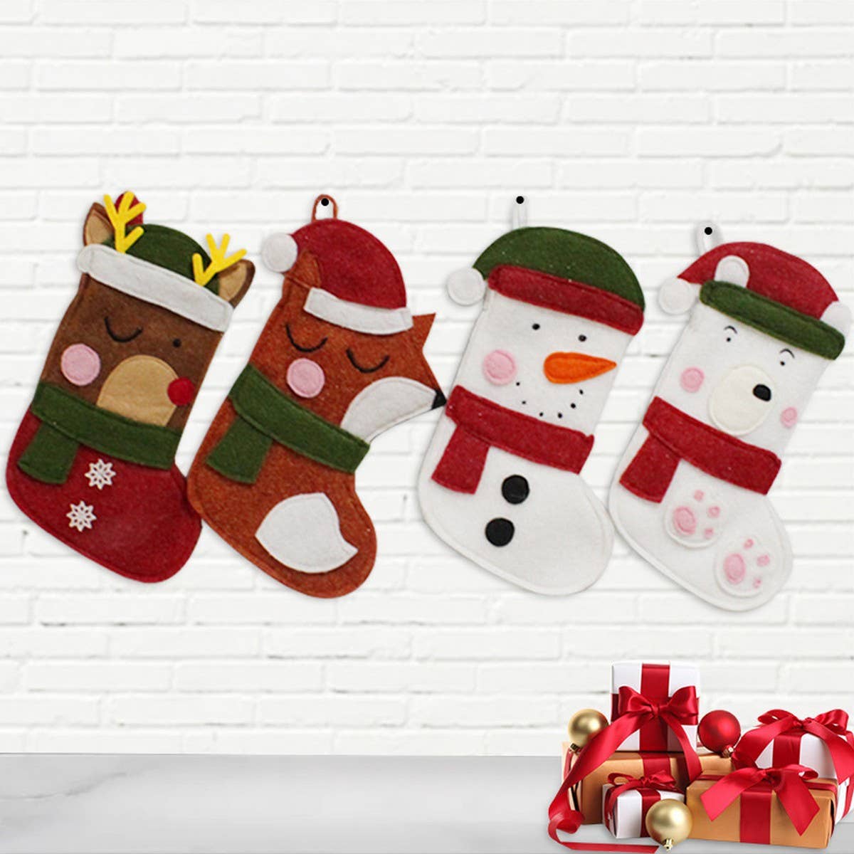 CHRISTMAS ORNAMENTS FOR CANDY BAGS AND SOCKS