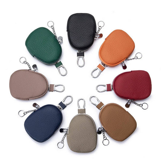Small Leather Key Organizer Coin Wallet_CUAB00366