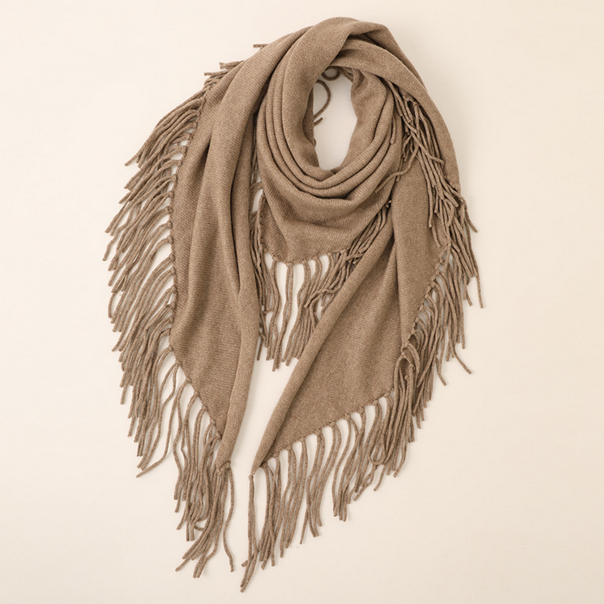 Women?™s Warm Triangle Scarf ??Cashmere Knit_CWASC2703