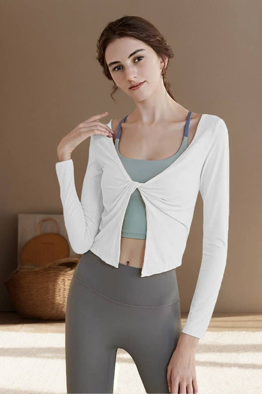 CWTBLL3574_QUICK-DRYING LONG-SLEEVED YOGA WEAR SPORTS TOP