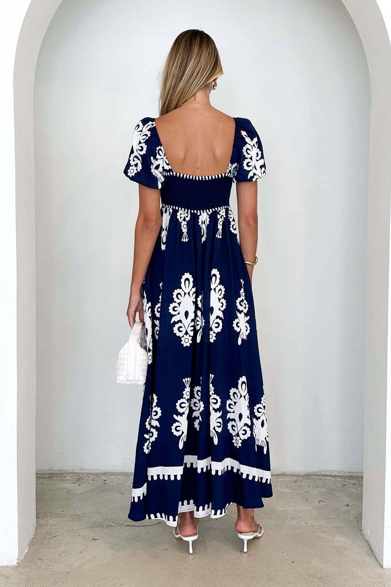 CWDMD6320_SUMMER HOLIDAY PRINT BEACH DRESS