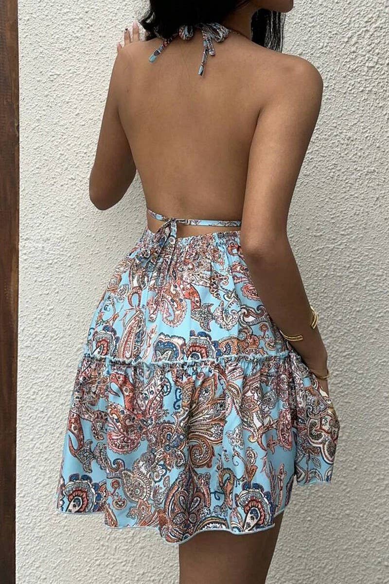 CWDSD8629_SUMMER SEXY HALTER BACK DRESS