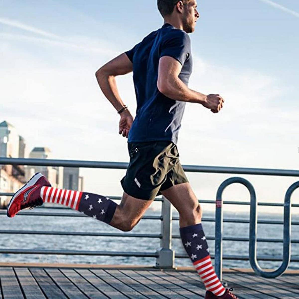 WOMEN'S SPORTS LONG ELASTIC COMPRESSION SOCKS