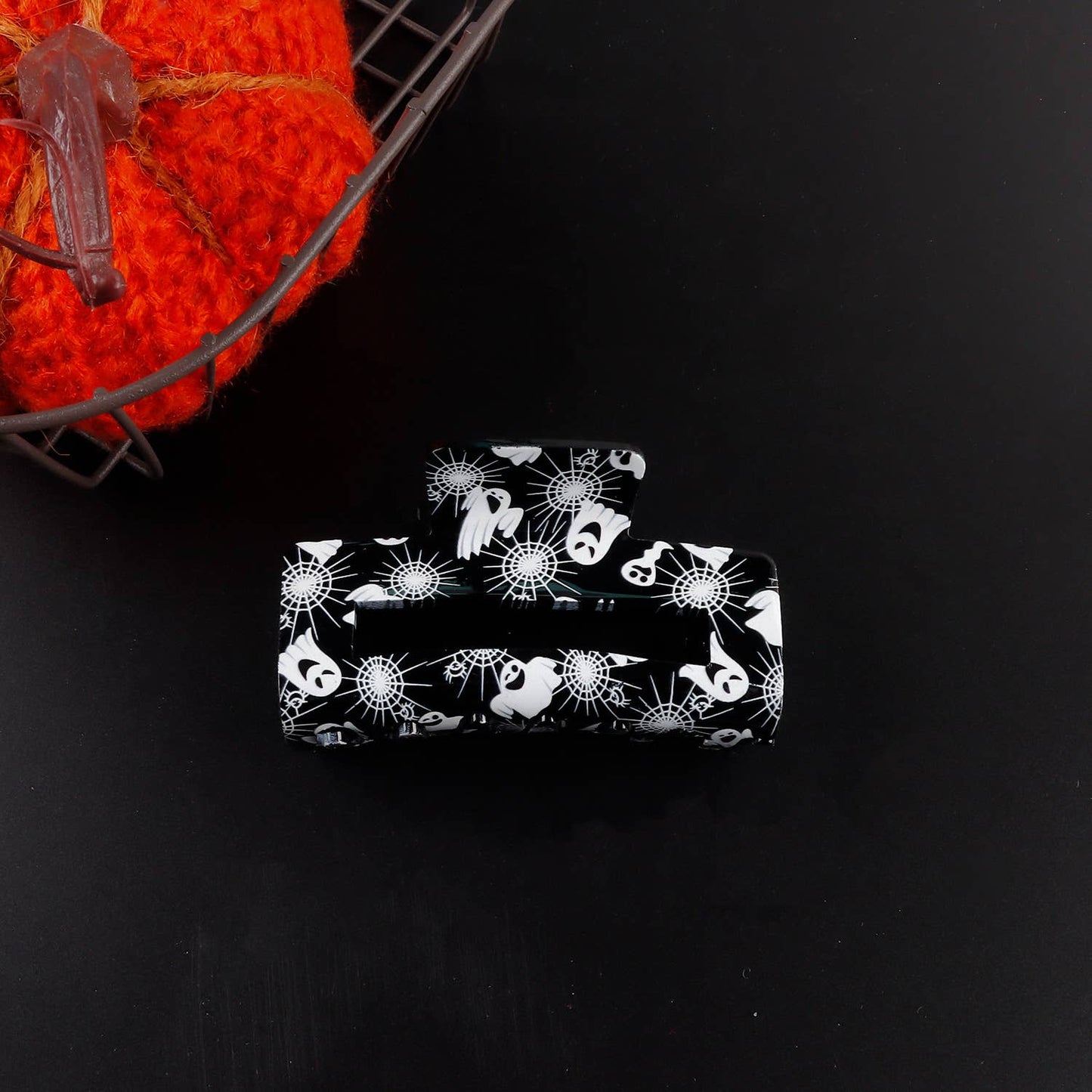 HALLOWEEN GHOST RECTANGULAR HAIRPIN