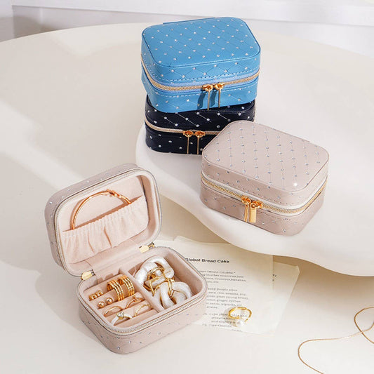 CREATIVE MINI PORTABLE TRAVEL JEWELRY STORAGE BOX