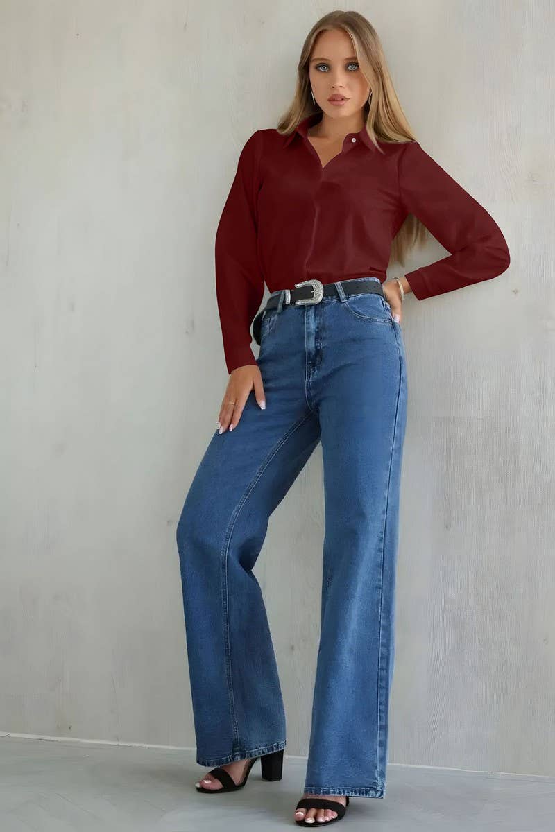 CWTSTL1531_HIDDEN BUTTON LONG SLEEVE COMMUTER SHIRT