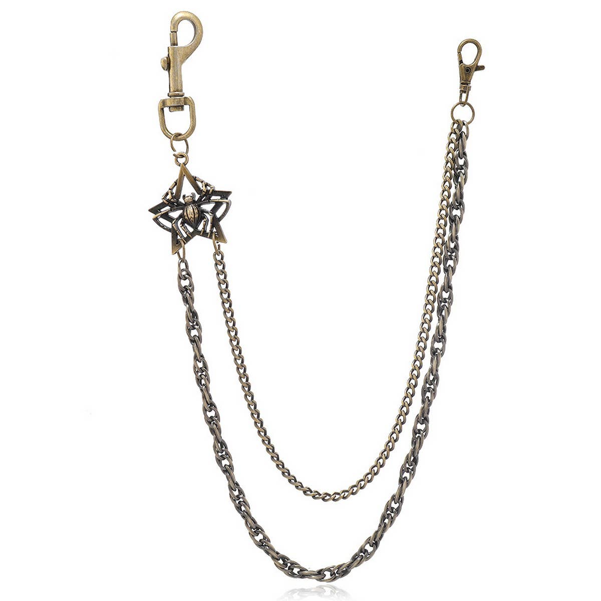 HIP HOP PUNK DOUBLE CHAIN PANTS CHAIN