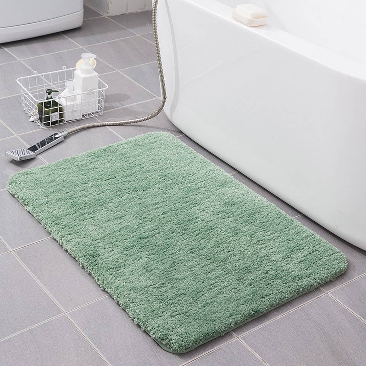 WATER-ABSORBENT NON-SLIP BATHROOM MAT