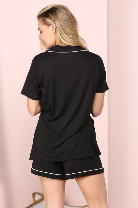 CWSPJ002_SHORT SLEEVE NOTCH COLLAR PAJAMA SET