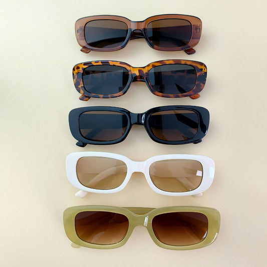 Trendy Small Square Sunglasses for Women, UV400