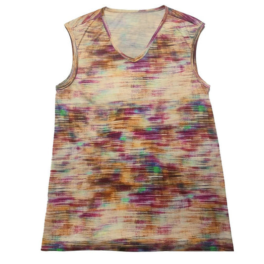 CASUAL ALL-IN-ONE PRINTED SLEEVELESS VEST