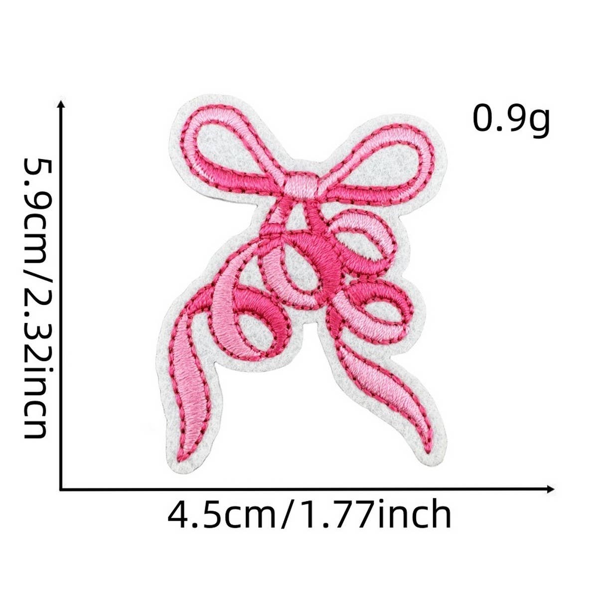 NEW PINK BOW SERIES EMBROIDERED PATCHES