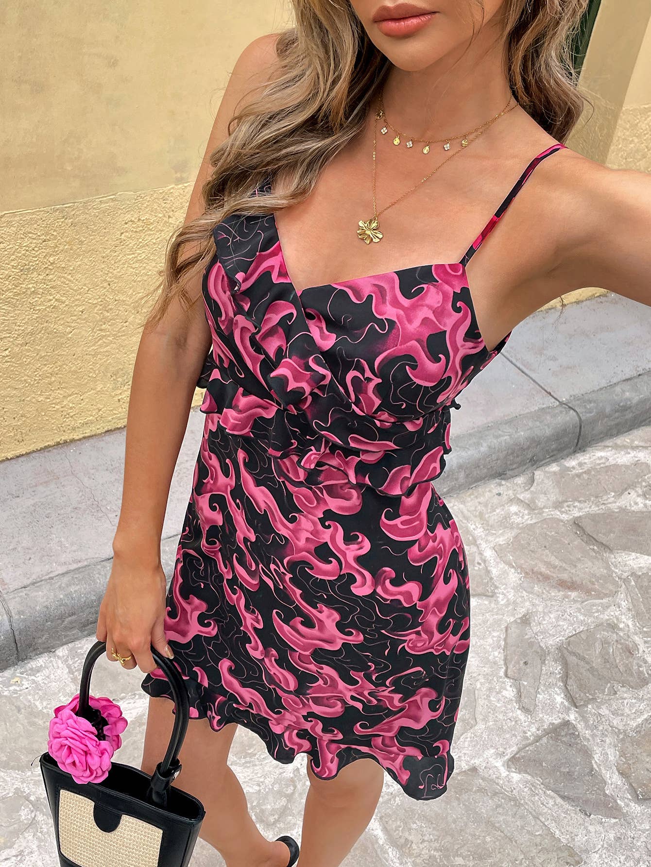 Covers the buttocks sexy innocent halter dress