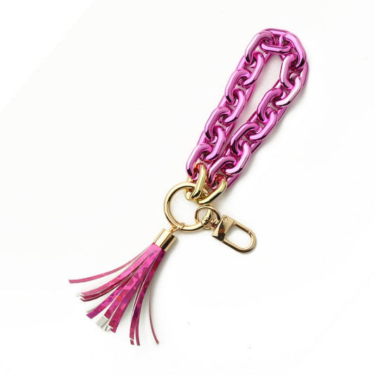 Silicone Bead Bracelet with Beech Wood Keychain_CWAB5012