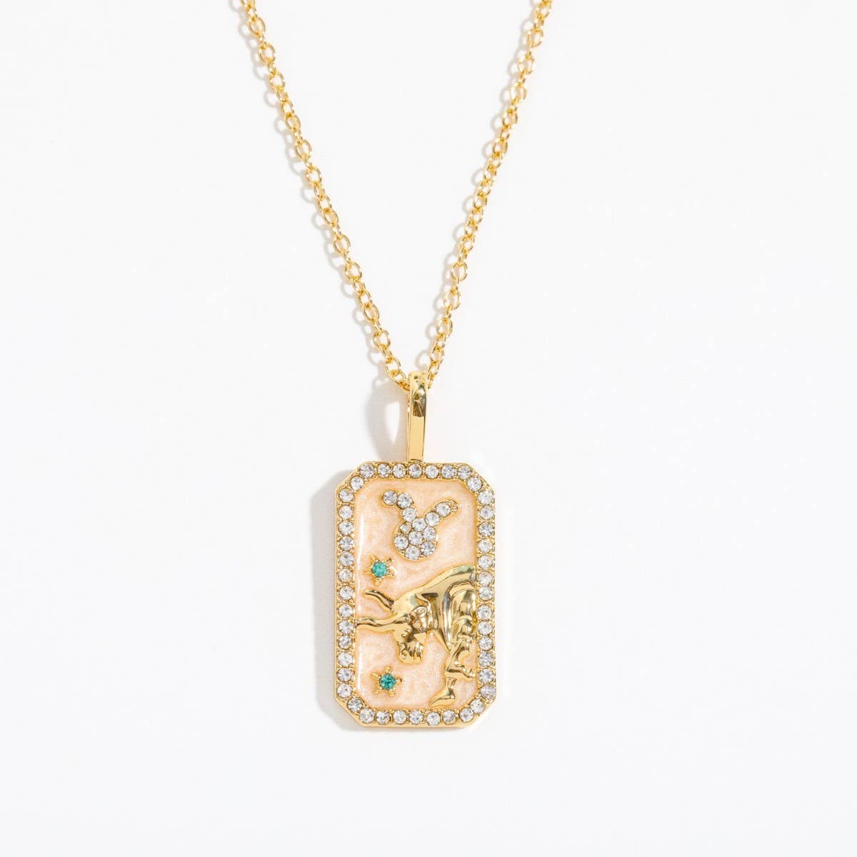 NEW CREATIVE 12 CONSTELLATIONS ZIRCON NECKLACE