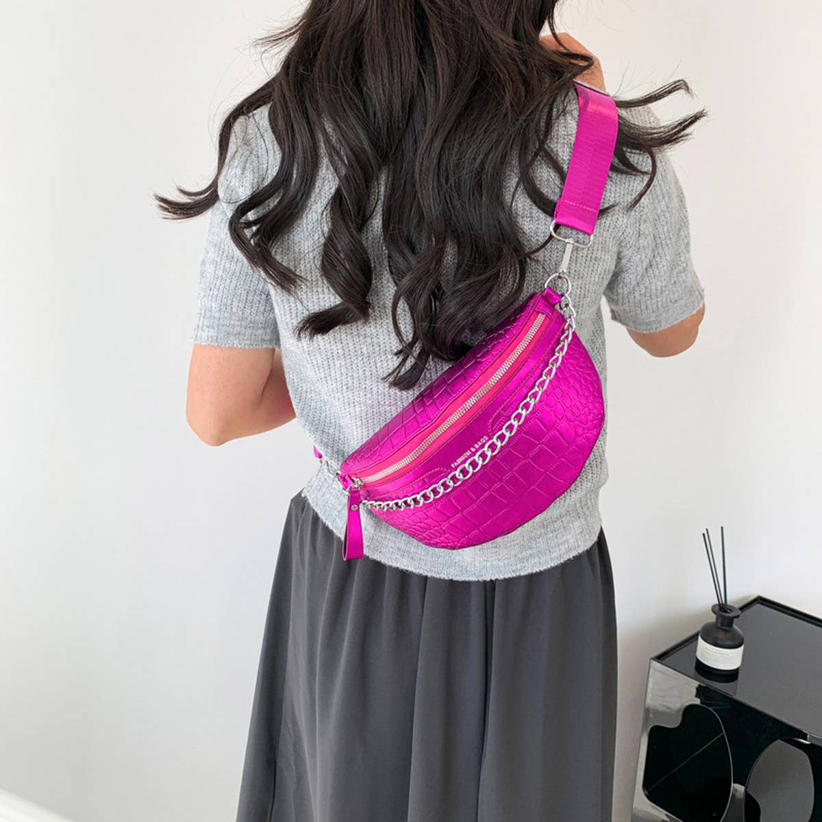 WOMEN LEISURE SPORTS CHEST BAG SHOULDER BAG_CWAB0996