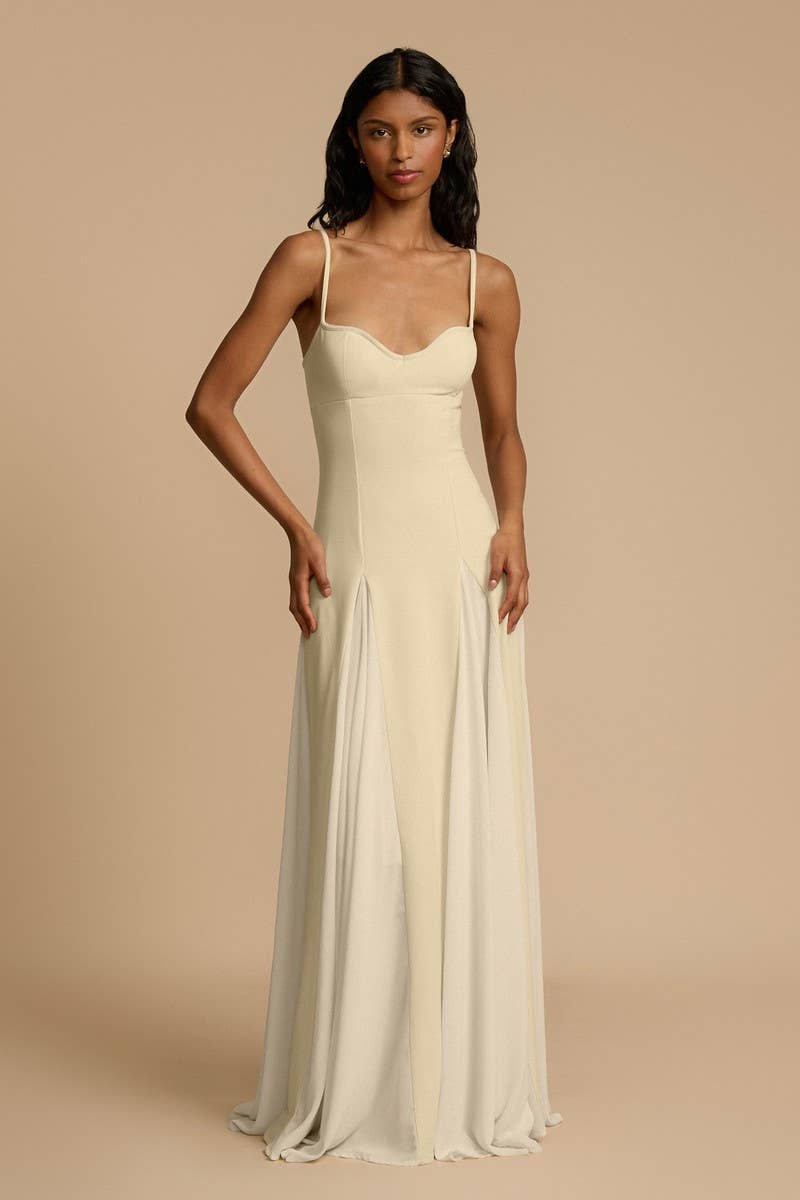 CWDMD5495_BACKLESS SPAGHETTI STRAP COLORBLOCK BODYCON DRESS