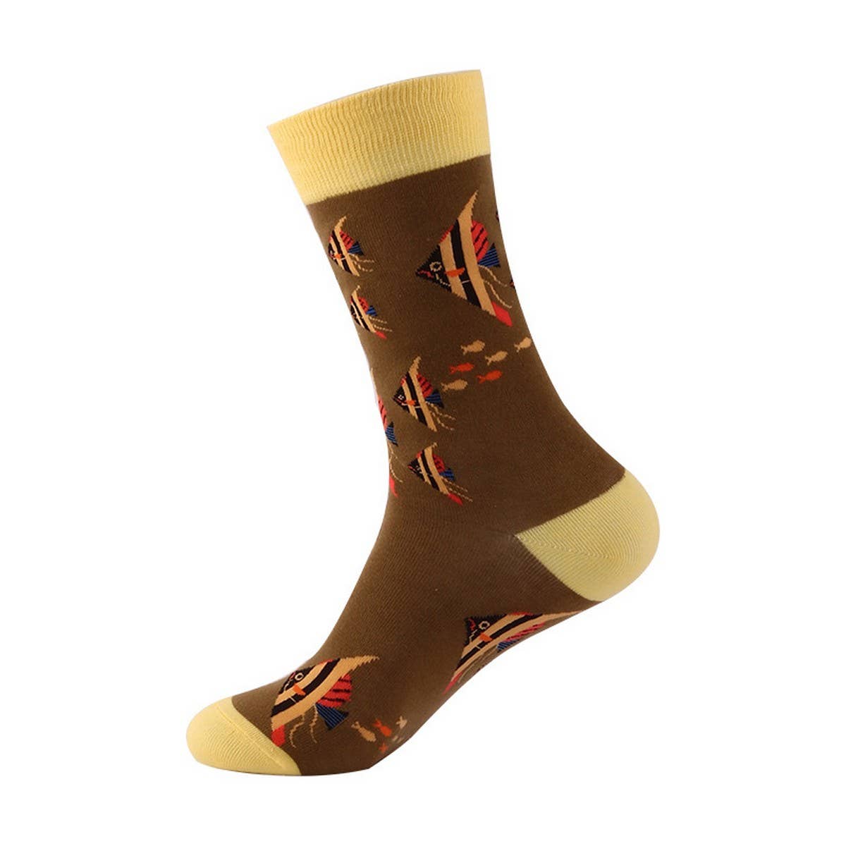 AUTUMN AND WINTER MARINE LIFE MID-TUBE SOCKS_CWMS1025