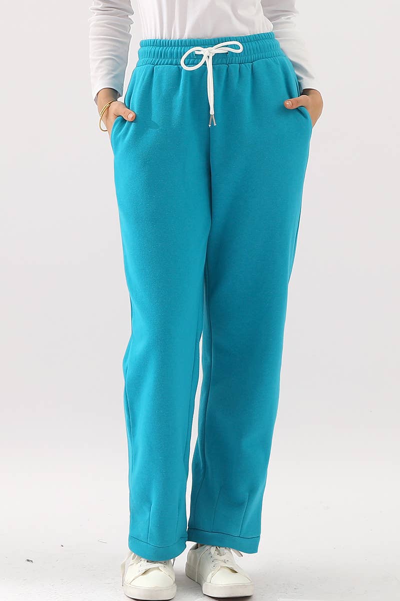 CWBLP392-P_PLUS SIZE HIGH WAISTED WIDE LEG LONG SWEATPANTS